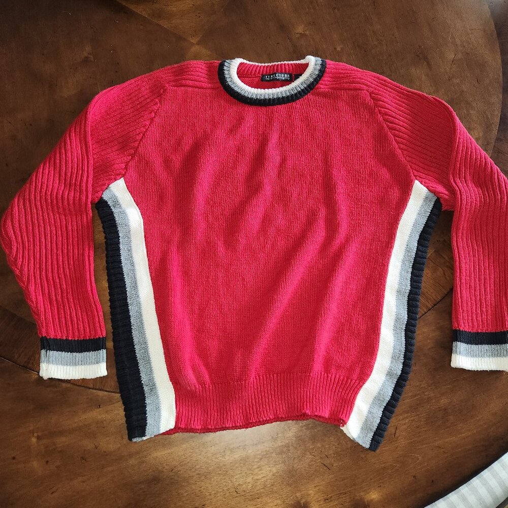 Vintage Structure sweater,  Made in USA,  Men's Medium